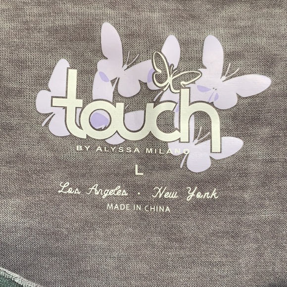 Touch by Alyssa Milano size Large NY Jets short sleeve shirt - Picture 3 of 9